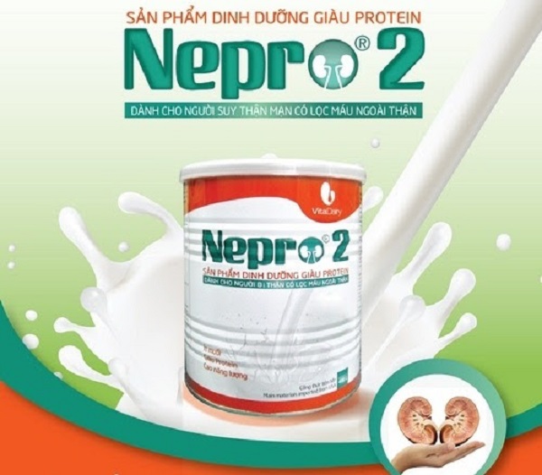 Người bị suy thận nên uống sữa gì - Sữa Nepro 2