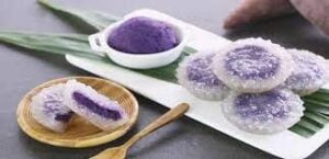 chế biến món ăn từ khoai lang tím