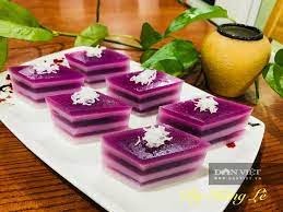 chế biến món ăn từ khoai lang tím